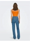 Kadın Crop Desenli Top