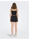Kadın Crop Desenli Top