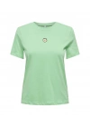Karikatur Baskılı Basic T-Shirt