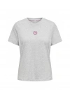 Karikatur Baskılı Basic T-Shirt