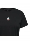 Karikatur Baskılı Basic T-Shirt