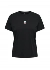 Karikatur Baskılı Basic T-Shirt