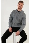 Lakınt Parçalı Kapşonlu Sweatshirt
