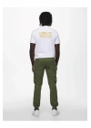 Lastikli Paça Kargo Jogger Pantolon