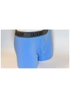 Likralı Tekli Boxer Gri