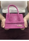 Luxe pembe cilt çanta
