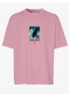 Manzara Baskılı Erkek T-Shirt