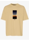Manzara Baskılı Erkek T-Shirt