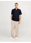 Organik Pamuk Basic Erkek Polo Yaka T-Shirt