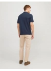Organik Pamuk Basic Erkek Polo Yaka T-Shirt