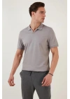 Organik Pamuk V Yaka Detaylı Erkek Polo Yaka T-Shirt
