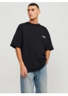 Oversize Sırt Baskılı Erkek T-Shirt