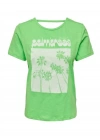 Palmtrees Sırt Dekolteli T-Shirt