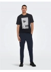 Regular Fit Bisiklet Yaka Erkek T-Shirt
