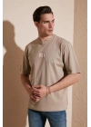 Sırt Baskılı Oversize T-Shirt
