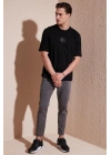 Sırt Baskılı Oversize T-Shirt