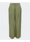 Straight Fit Keten Pantolon