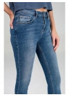 Tanya X Yüksek Bel Dar Paça Jean