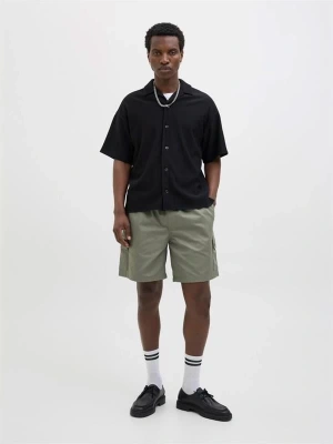 12268023 Beli Lastikli Kargo Cepli Erkek Short Haki