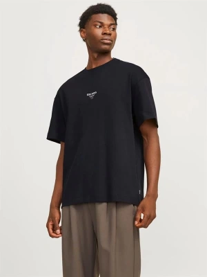 12270638 Sırt Baskkılı Over Size Erkek Tshırt Siyah