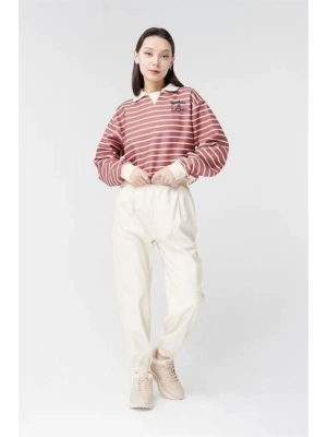 24K17755 Polo Yaka Kadın Sweatshirt