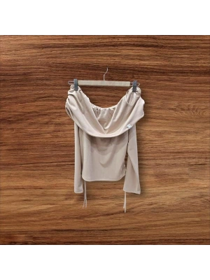 24K23271 Düşük Omuz Detaylı Bluz