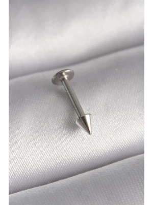 316L Çelik Gümüş Renk Çivi Model Piercing