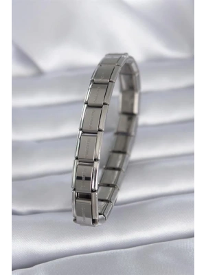 316L Çelik Gümüş Renk Yazılı Nomination Model Kadın Bileklik