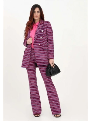 Geometrik Desenli Şık Kadın Pantolonu