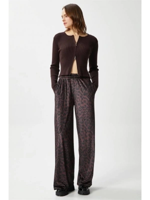 Leopar desen pantolon