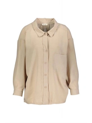 M35247 Oversıze Kadın Gömlek Bej