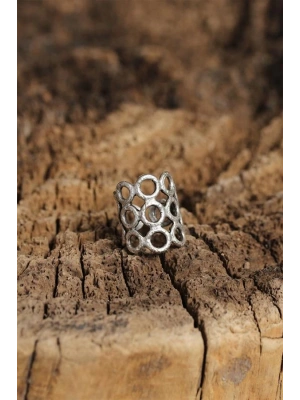 Otantik Tasarımlı Ayarlamalı Kadın Yüzük