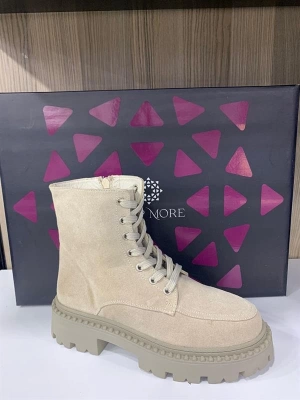 Z322412 Deri Bayan Fermuarlı Bot