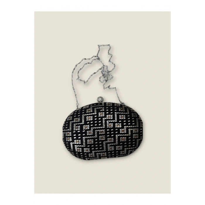 Tel Kırma Çanta Oval