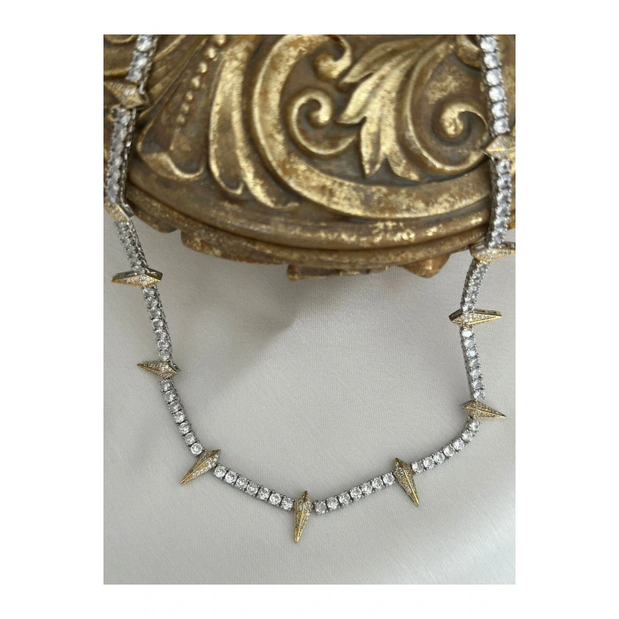 Luxury Serisi Özel Model Çift Renk Kolye