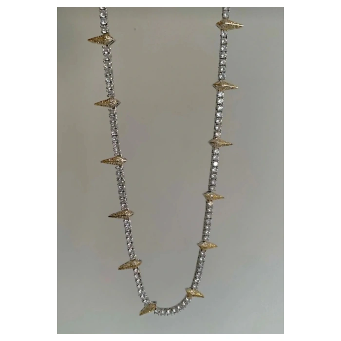 Luxury Serisi Özel Model Çift Renk Kolye