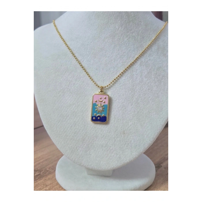 Lüks Tarot Güneş Kolye