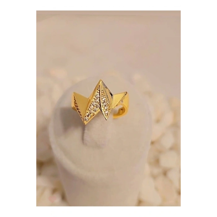 Ayarlanabilir Gold & Silver Ritim Yüzük