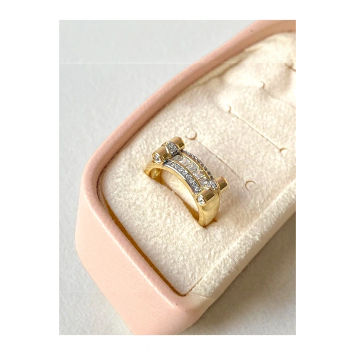 Taşlı Özel Tasarım Retro Yüzük Ayarlanabilir