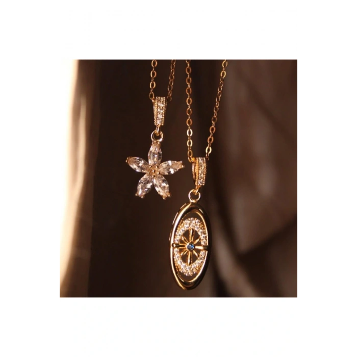 Celestia Yıldız Çelik Kolye