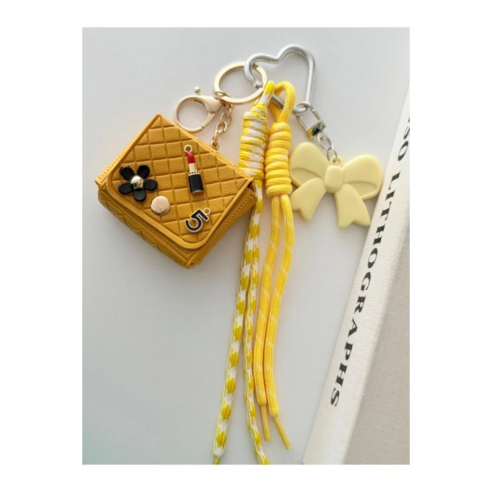 Çanta Charm Model Anahtarlık ve Çanta Detaylı