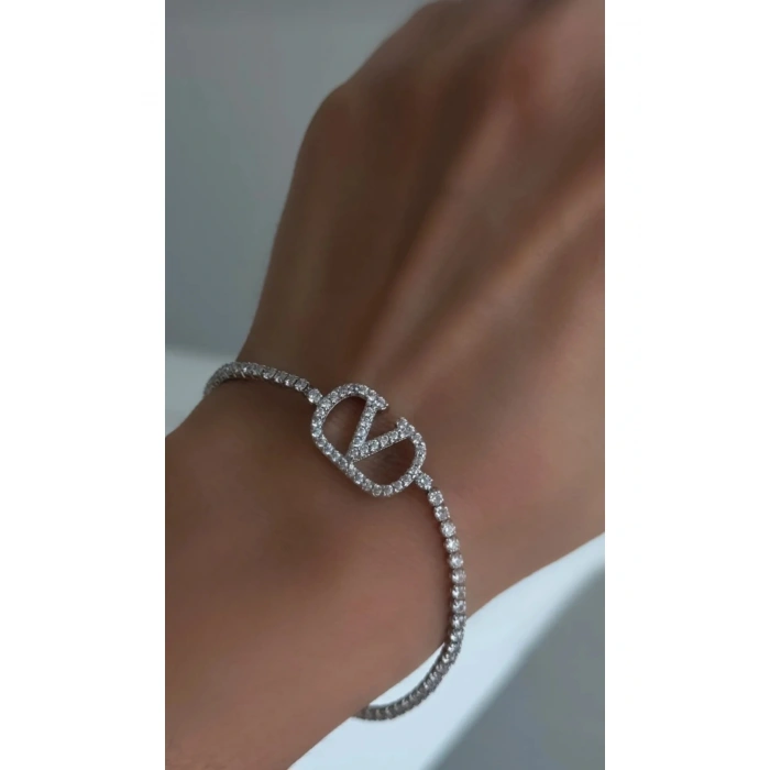 Özel Seri Marka Model Suyolu Taşlı Bileklik