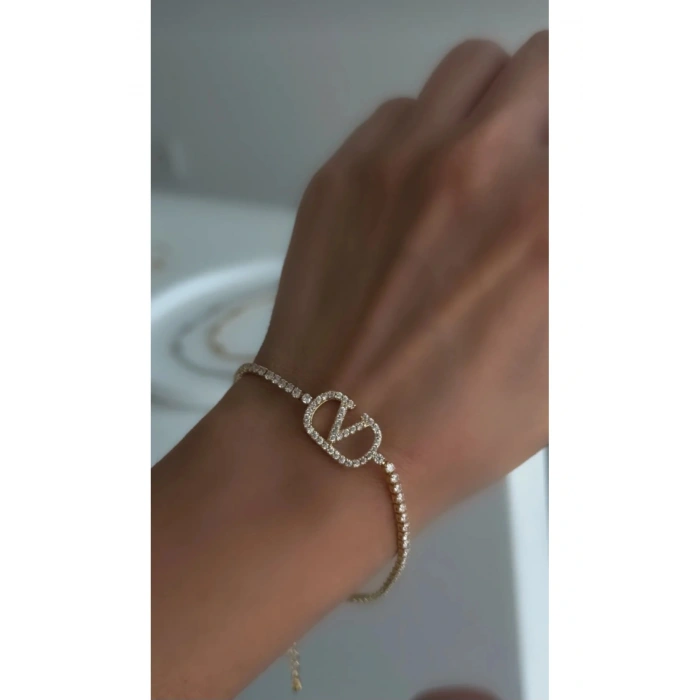 Özel Seri Marka Model Suyolu Taşlı Bileklik