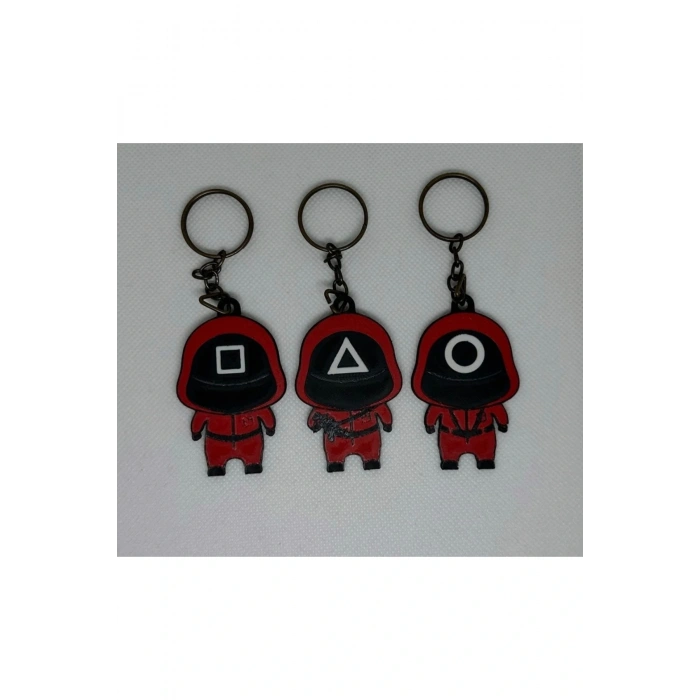 Squid Game 3D Anahtarlık 3’lü Set