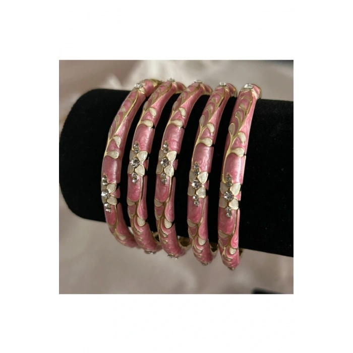 Mineli kelepçe Model Renkli Taşlı Bileklik