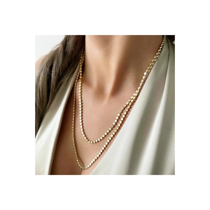 Xuping 14K kaplama pul ezme zincir