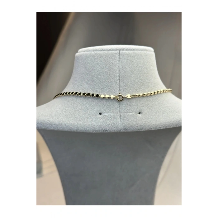 Xuping 14K kaplama pul ezme zincir