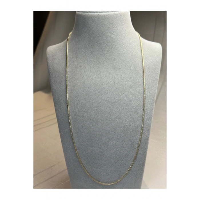 Xuping 14K renkli 70 cm yılan zincir