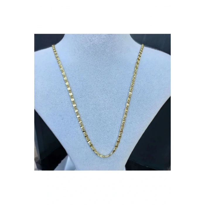 Xuping 14K renk kaplama desenli detay zincir