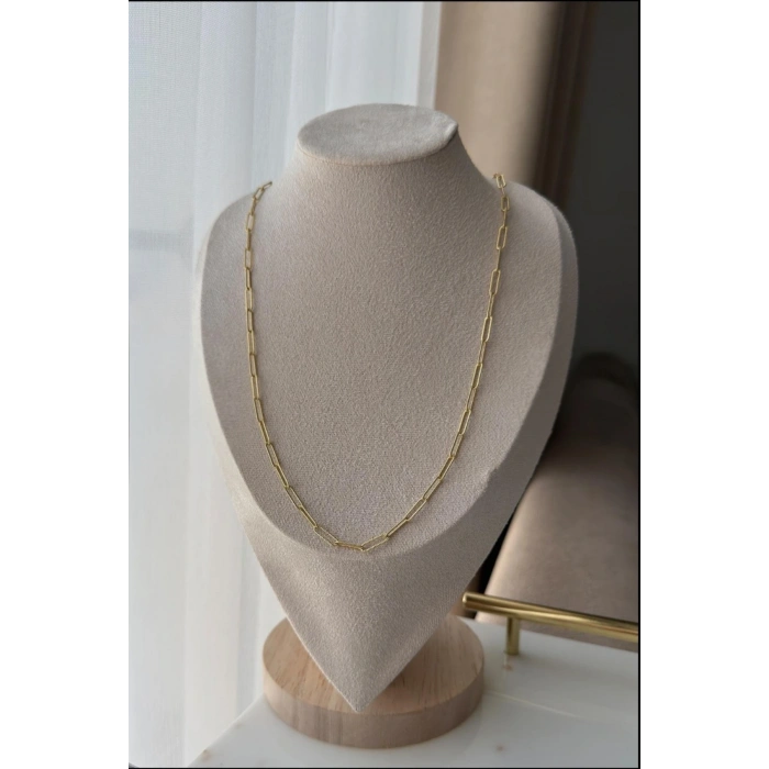 Xuping 14K Kaplama Uzun Ataç Zincir